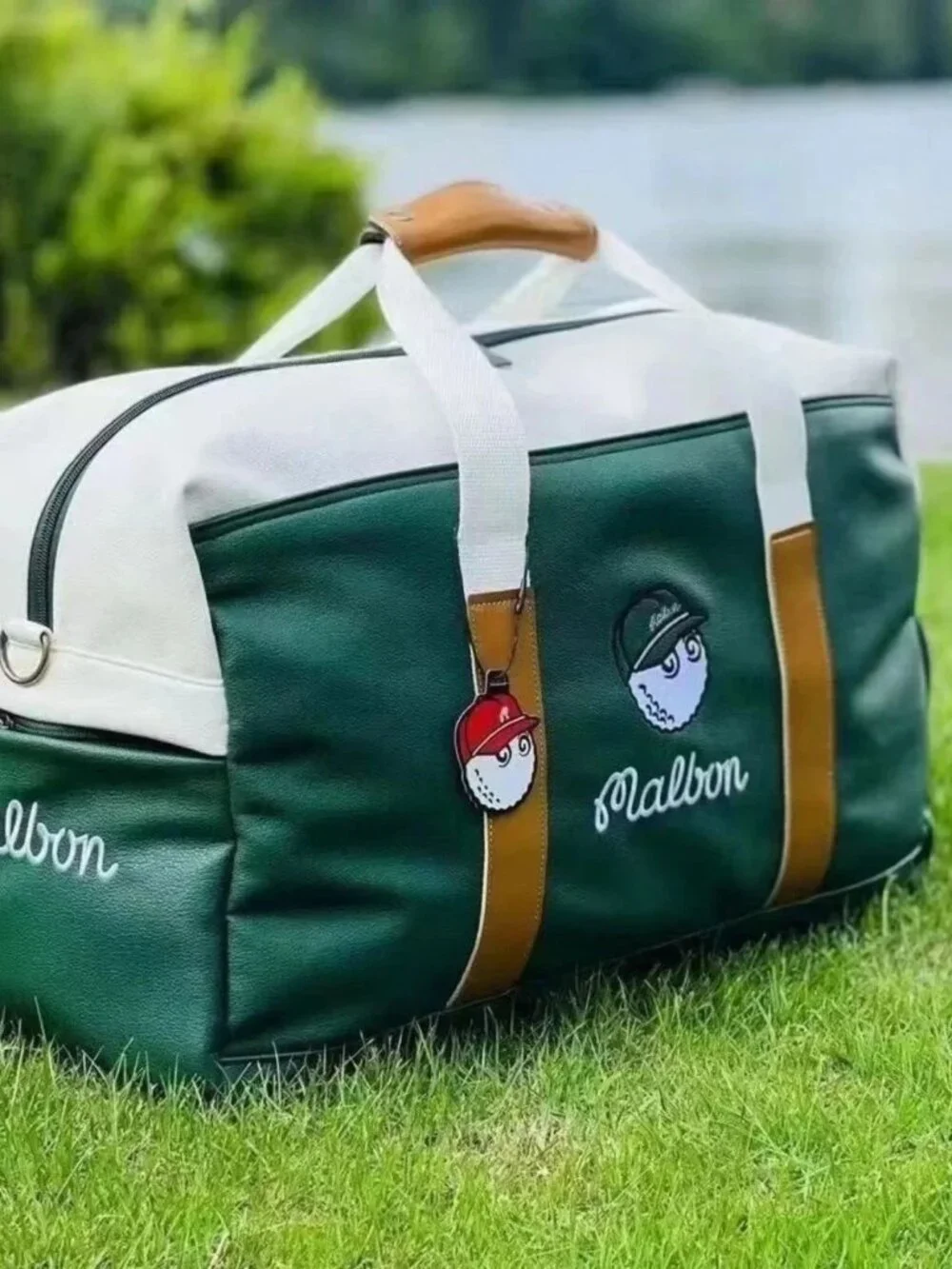 Malbon Golf Tote Bag Fashionable Large-Capacity Travel Carryall